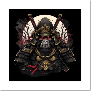 gorilla samurai Posters and Art